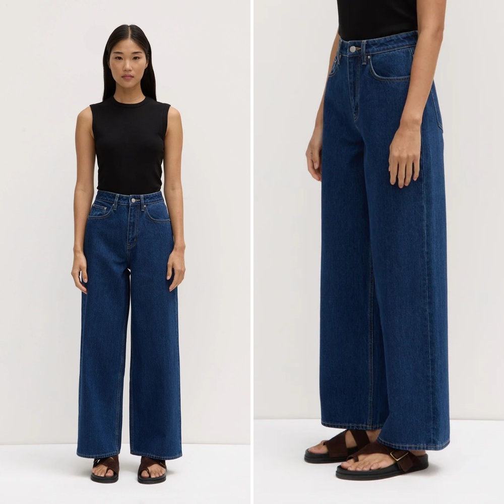 Assembly Label Wide Leg Jeans Heritage Blue Size 25